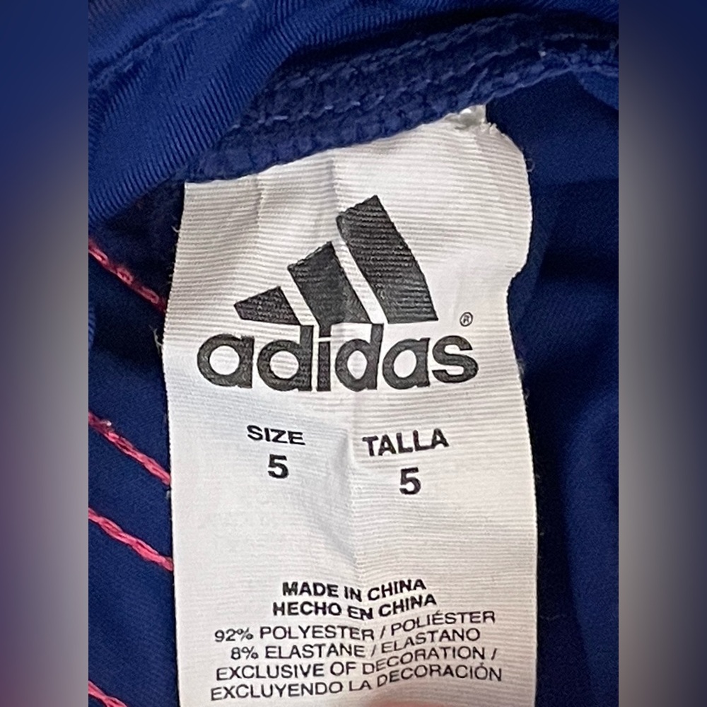 Adidas Blue and Pink Athletic Leggings - Picture 8 of 10